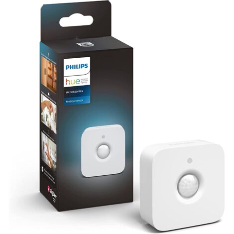 Philips Hue – Détecteur de mouvement sans fil intérieur – Angle de détection 100° – Protection IP42 – Compatible avec Hue Bridge et assistants vocaux