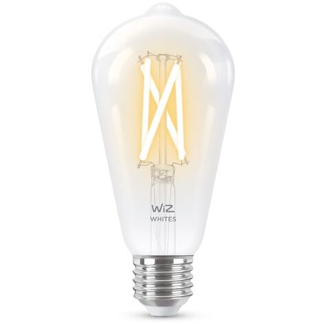 WiZ ampoule couleur LED connectée Wi-Fi E27, Globe, couleur, équivalent  75W, 1055 lumen, fonctionne avec Alexa, Google Assistant et Apple HomeKit