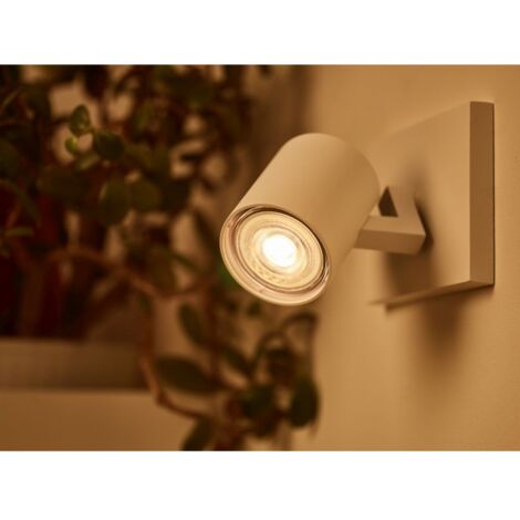 Philips ampoule LED Spot GU10 50W Blanc Chaud  Compatible Variateur, Verre, Lot de 6 929002306876