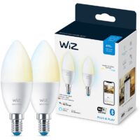 WiZ AMPOULE MODERNE 2 ampoules flamme 40W C37 E14