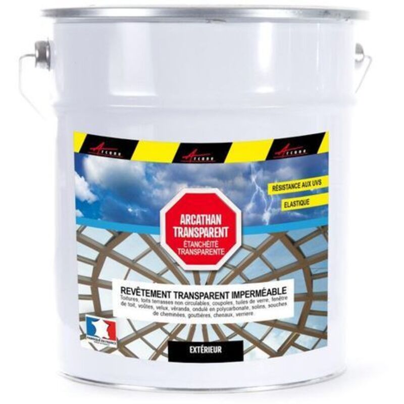 Étanchéité transparente polyuréthane - Résine d'étanchéité transparente toiture