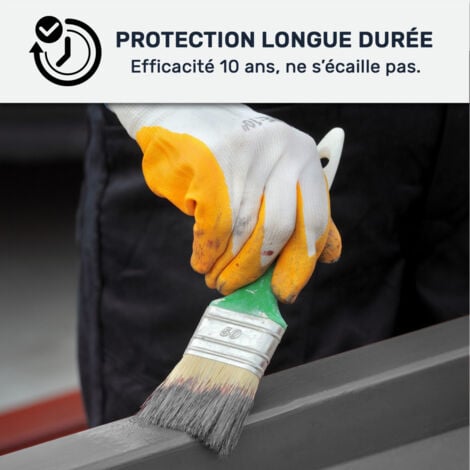 Peinture aluminium fenêtre veranda portail - 0.5 L Gris Anthracite - RAL 7016 - ARCANE INDUSTRIES