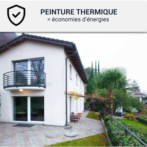 Peinture façade anti chaleur coolroof réfléchissante ARCAREFLECT - 2.5 L Blanc - ARCANE INDUSTRIES
