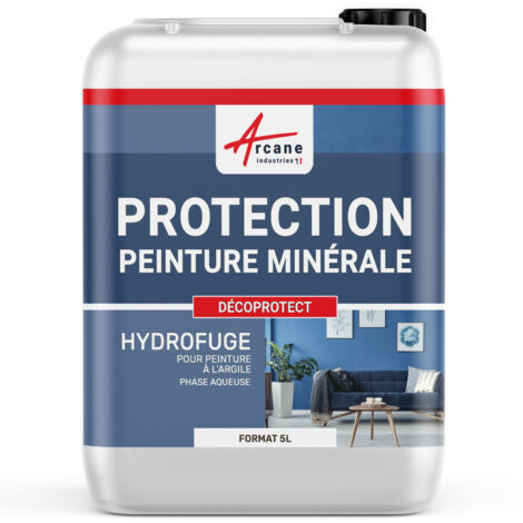 Protection, eau, gras, peinture, minerale, argile, chaux, decoprotect - 5 L  - ARCANE INDUSTRIES