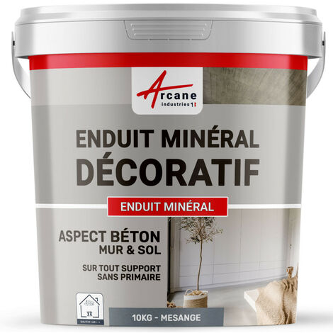 Enduit décoratif, mural et sol, rénovation, chambre, cuisine, salle de bain - 10 kg Mésange - ARCANE INDUSTRIES (1/2)