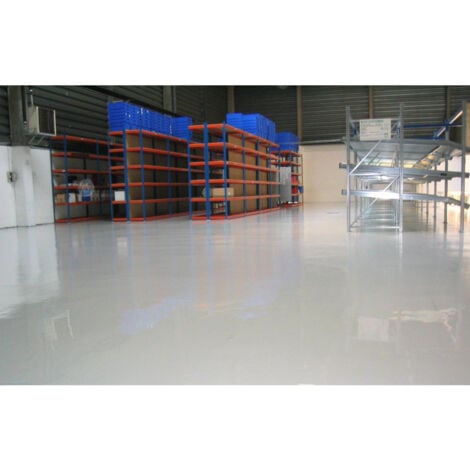 Résine Epoxy Autolissante - Peinture pour Sol : Déco intérieure, Atelier - Effet Miroir - 5 kg Blanc - ARCANE INDUSTRIES