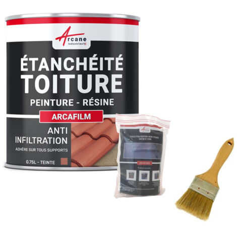 Arcane Industries – Imperméabilisant Arcafilm 0.75L – Étanchéité toiture, gouttières, fissures – Résistant aux intempéries et UV – Pour toits en pente (1/4)