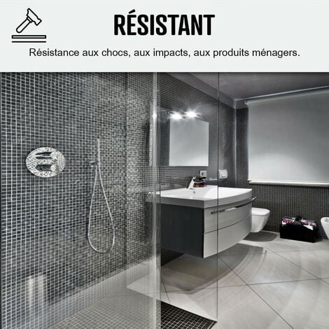 étanchéité transparente douche salle de bain sur carrelage en kit - 2 m²  - ARCANE INDUSTRIES