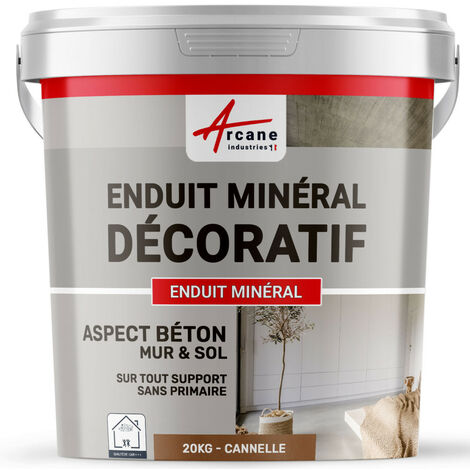 Enduit décoratif, mural et sol, rénovation, chambre, cuisine, salle de bain - 20 kg Cannelle - ARCANE INDUSTRIES (1/2)