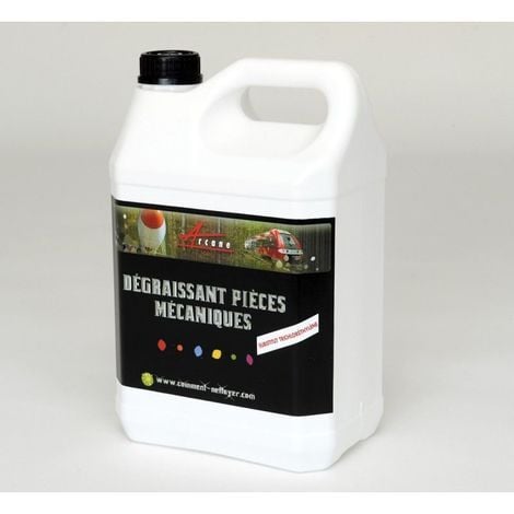 Solvant dégraissage mécanique nettoyant injecteur carburateur fontaine graisse huile de coupe pieces - 5 L  - ARCANE INDUSTRIES