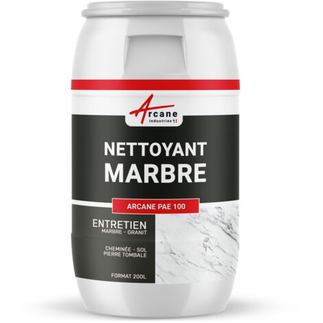 Nettoyant spécial marbre et granit pour tache sur carrelage, cheminé et plan de travail - 200 L  - ARCANE INDUSTRIES