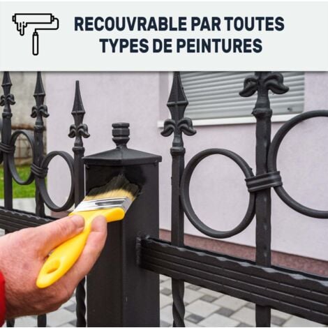 Anti rouille, Metalpro : convertisseur de rouille et traitement contre la rouille - efficace sur portail volet carrosserie vélo - 1 L  - ARCANE INDUSTRIES