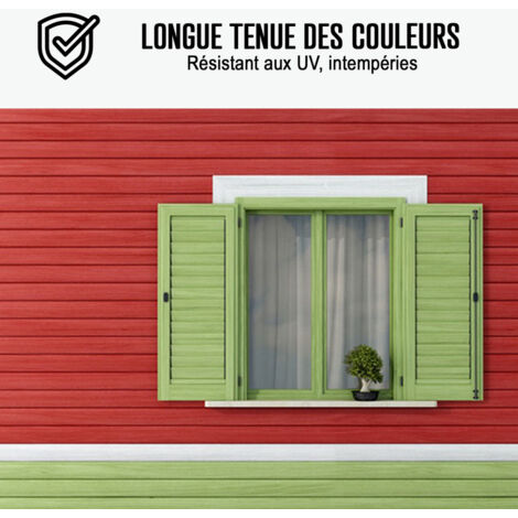 Peinture Bois Extérieur - Peinture portails, bardage, abri et mobilier de jardin... : ARCALAQUE 201 - 0.5 L Gris Telegris 4 - RAL 7047 - ARCANE INDUSTRIES