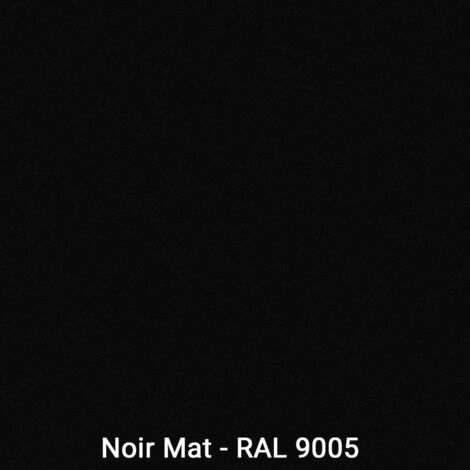 Peinture galva zinc toiture gouttière - 2.5 L Noir Mat - RAL 9005 - ARCANE INDUSTRIES