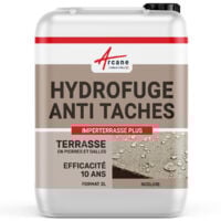 Hydrofuge imperméabilisant terrasse balcon sol Garantie 10 ans anti-taches pierres dalle béton - 2 L (environ 12 m²) -