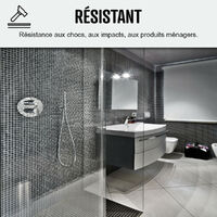 étanchéité transparente douche salle de bain sur carrelage en kit ARCANE INDUSTRIES - Kit de 2m2