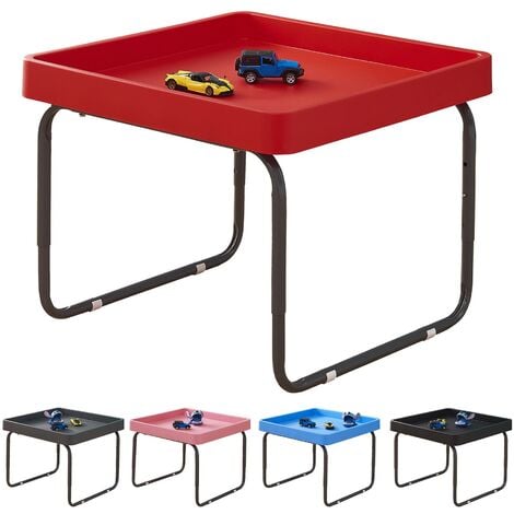 simpa Large 100cm Black Mixing Play Tray Sand Pit Toys with 3 Tier Height  Adjustable Stand
