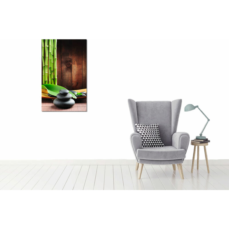 Tableau Déco Moderne Décor Zen - 80x50 cm - Cdiscount Maison