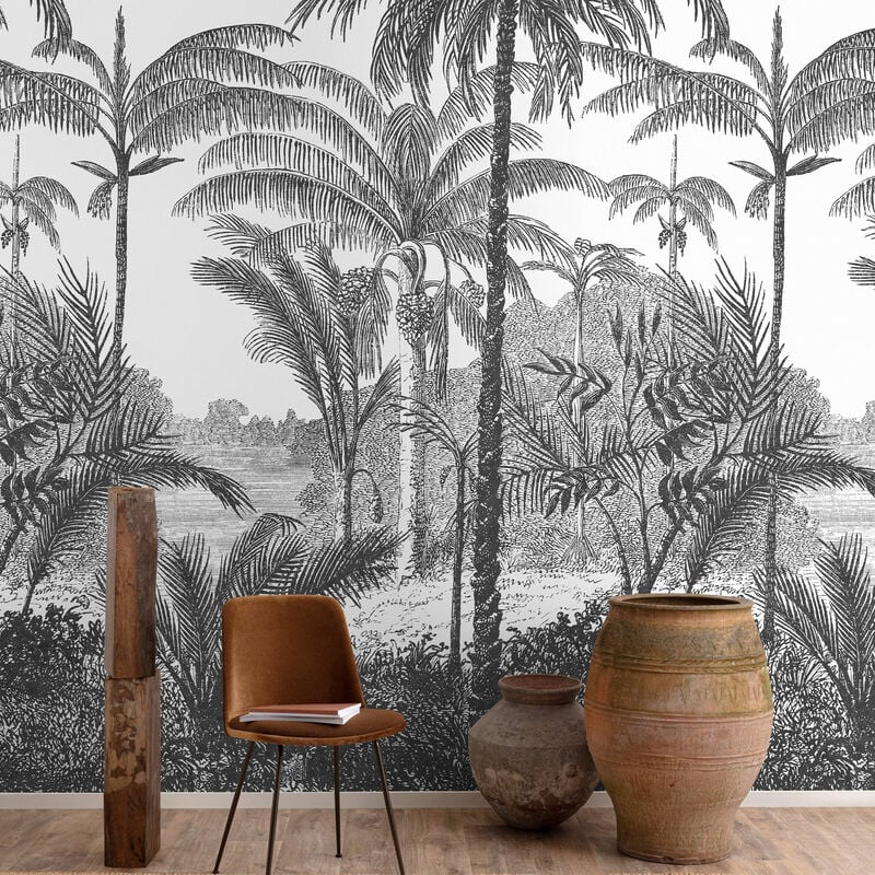 Papier peint deco jungle 159x280cm JUNGLE