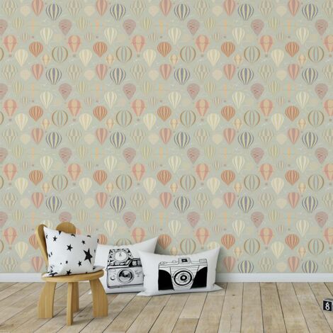 Papier peint chambre enfant montgolfieres papier peint (1/5)