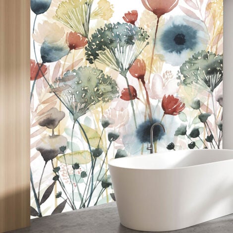 Papier peint fleurs bouquet des champs