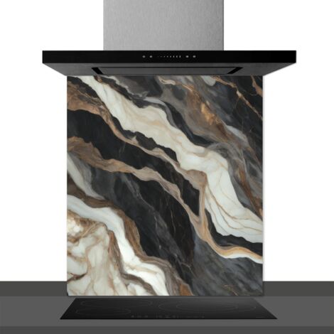Fond de hotte décorative, fossina multicolore 60x70 Fond de hotte (1/2)