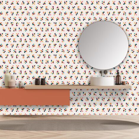 Papier peint pixel géométrique papier peint (1/4)