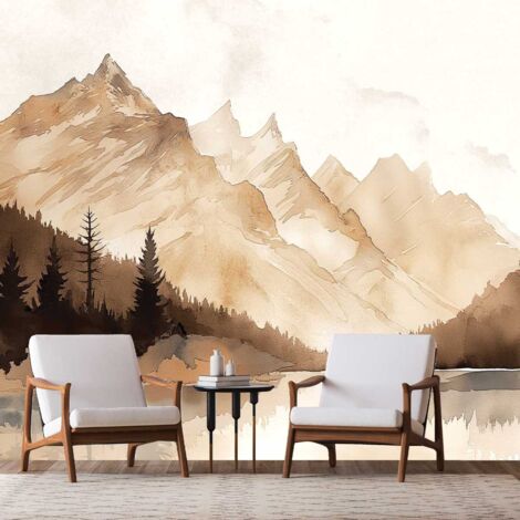 Papier peint montagne d'automne papier peint (1/5)