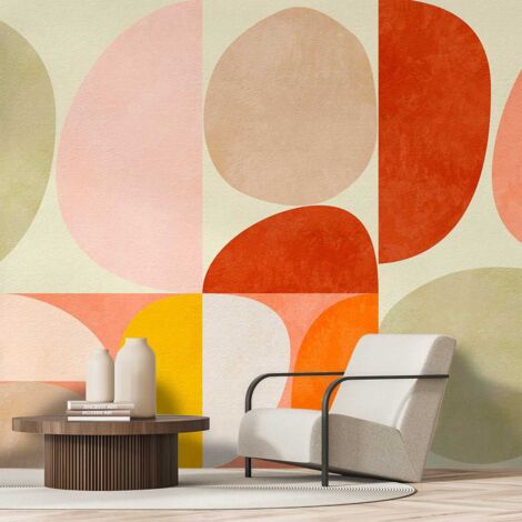 Papier peint formes pastel papier peint (1/5)