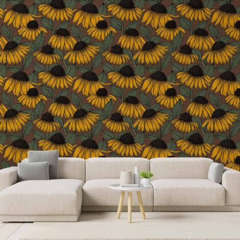 Papier peint jardin de tournesols papier peint (1/5)