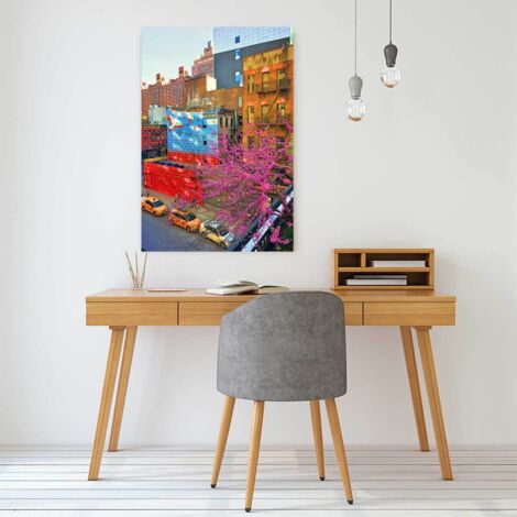 Kit 5 Tableaux Sur Toile NEW YORK BROOKLYN - NYC-07 - 110x60 Cm, Décoration Murale
