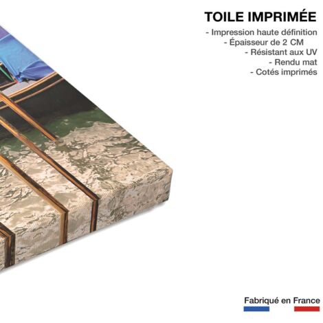 Tableau deco gondoles a venise , 150x80cm