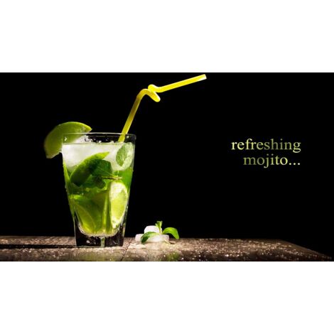 Tableau cuisine refereshing mojito, 80x50cm (1/5)