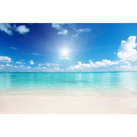 Tableau photo lagon et plage de reve, 80x50cm (1/5)