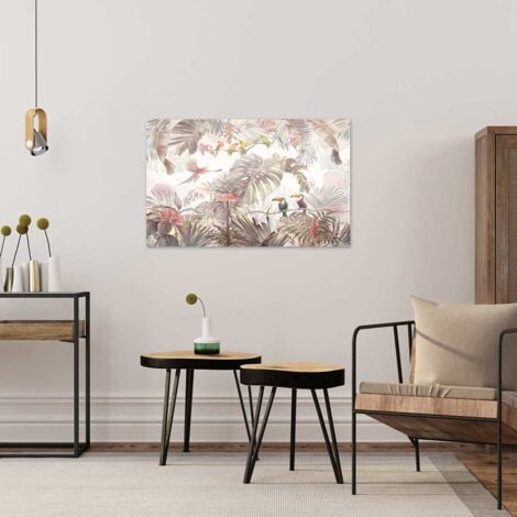 Tableau jungle jardin d'eden - 80x50 cm