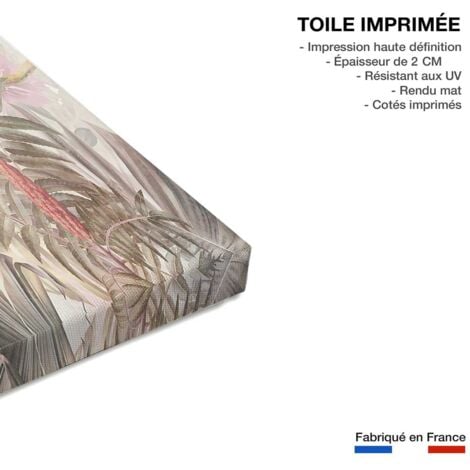 Tableau jungle jardin d'eden - 80x50 cm