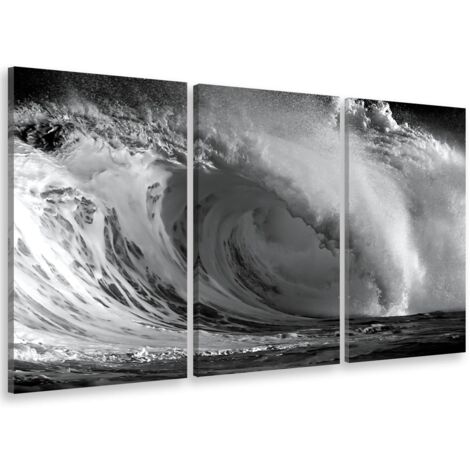 Tableau triptyque Tableau photo wave indonesia - 90x60 cm (1/5)