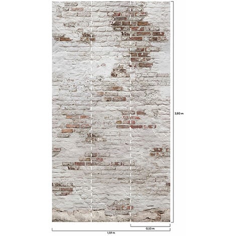 Papier peint  briques  159x280cm