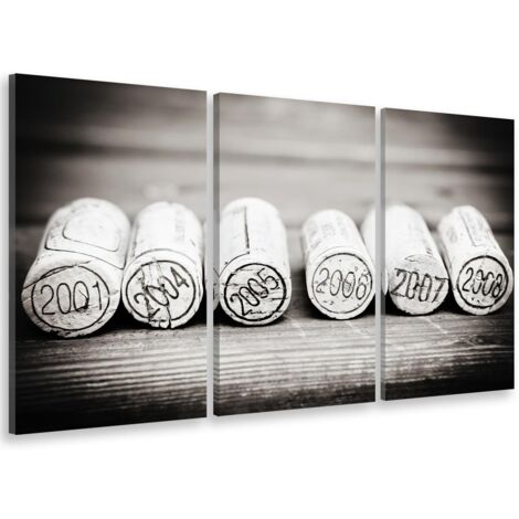 Tableau triptyque deco collection grand cru - 90x60 cm (1/5)