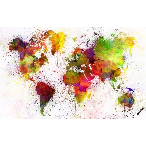 Tableau carte du monde, 80,50cm