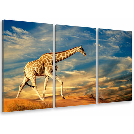 Tableau triptyque enfant 60 x 100 cm vert - encadrement gris