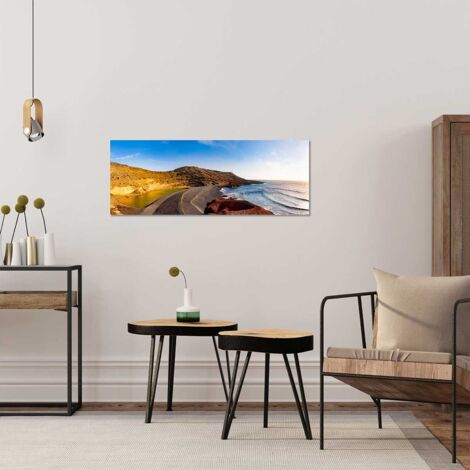 Tableau Lanzarote, Lago verde - 80x30cm - made in France