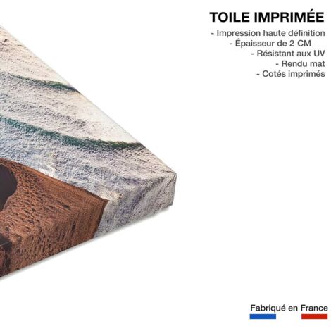 Tableau Lanzarote, Lago verde - 80x30cm - made in France