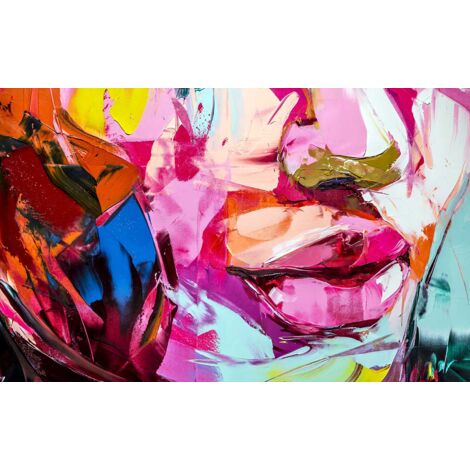 Tableau Pink lips - 80x50cm - made in France