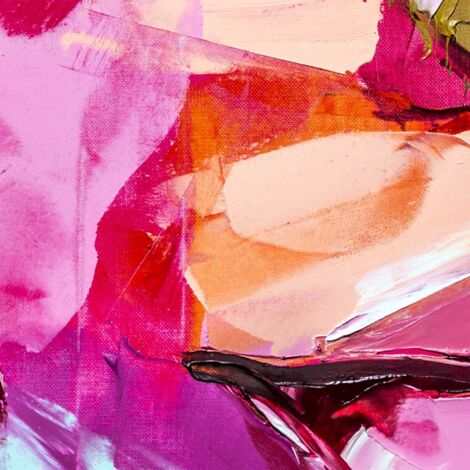 Tableau Pink lips - 80x50cm - made in France