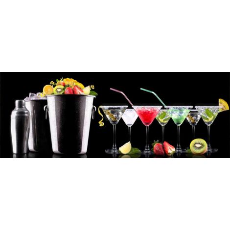 Tableau Cocktail chic - 80x30cm - made in France (1/5)