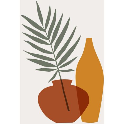Tableau Vase art organique - 50x80cm - made in France (1/5)