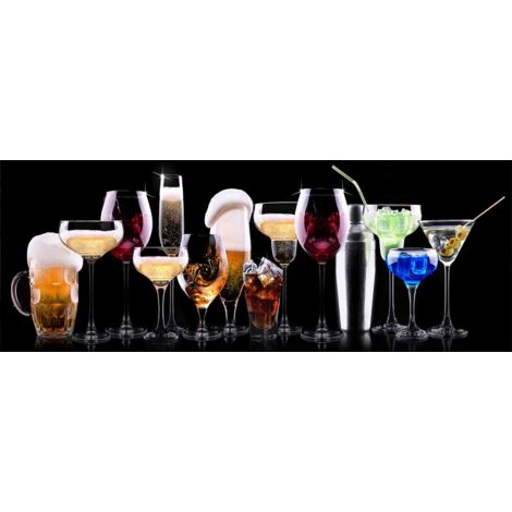 Tableau Serie de cocktails - 80x30cm - made in France (1/5)