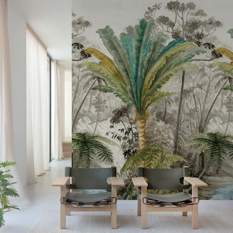 Papier peint l'île au palmier 159x280cm
