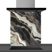 Fond de hotte décorative, fossina multicolore 60x70 Fond de hotte